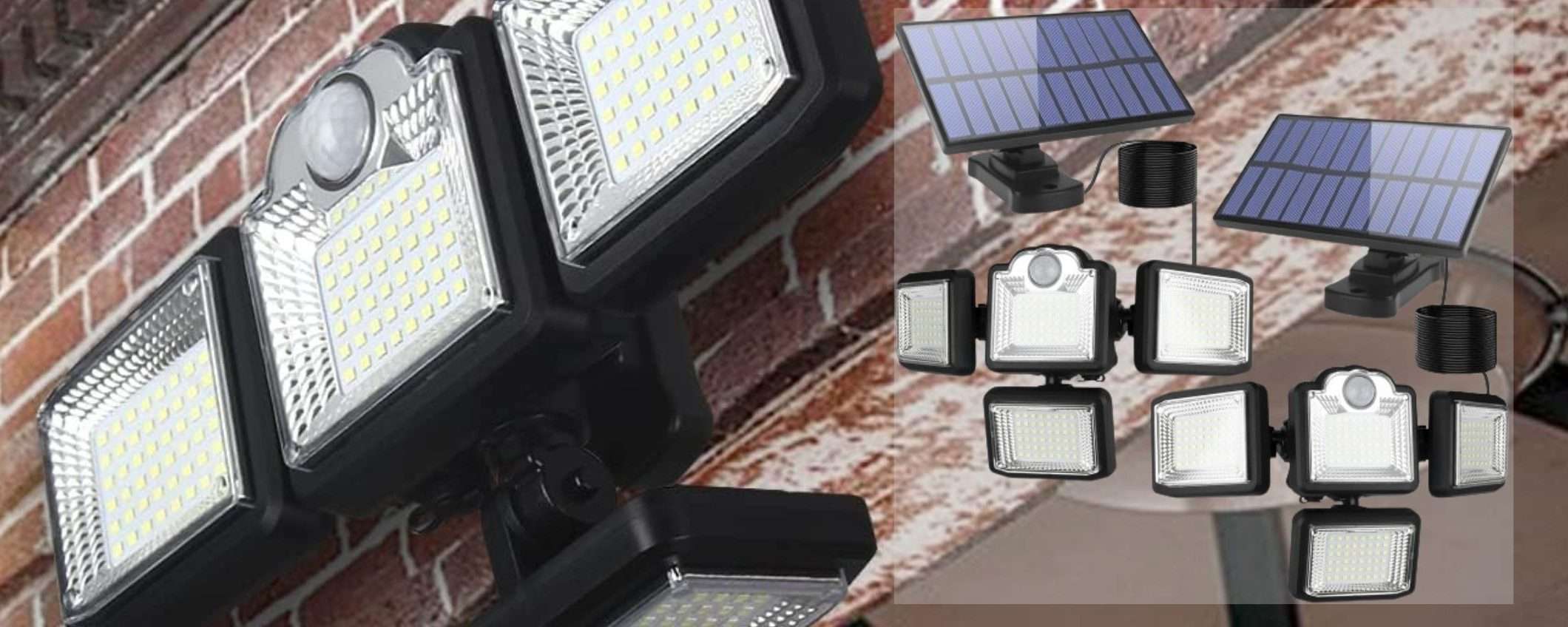 Illuminazione PAZZESCA e gratis: 12€ per questo faro solare a 4 teste (-47%)