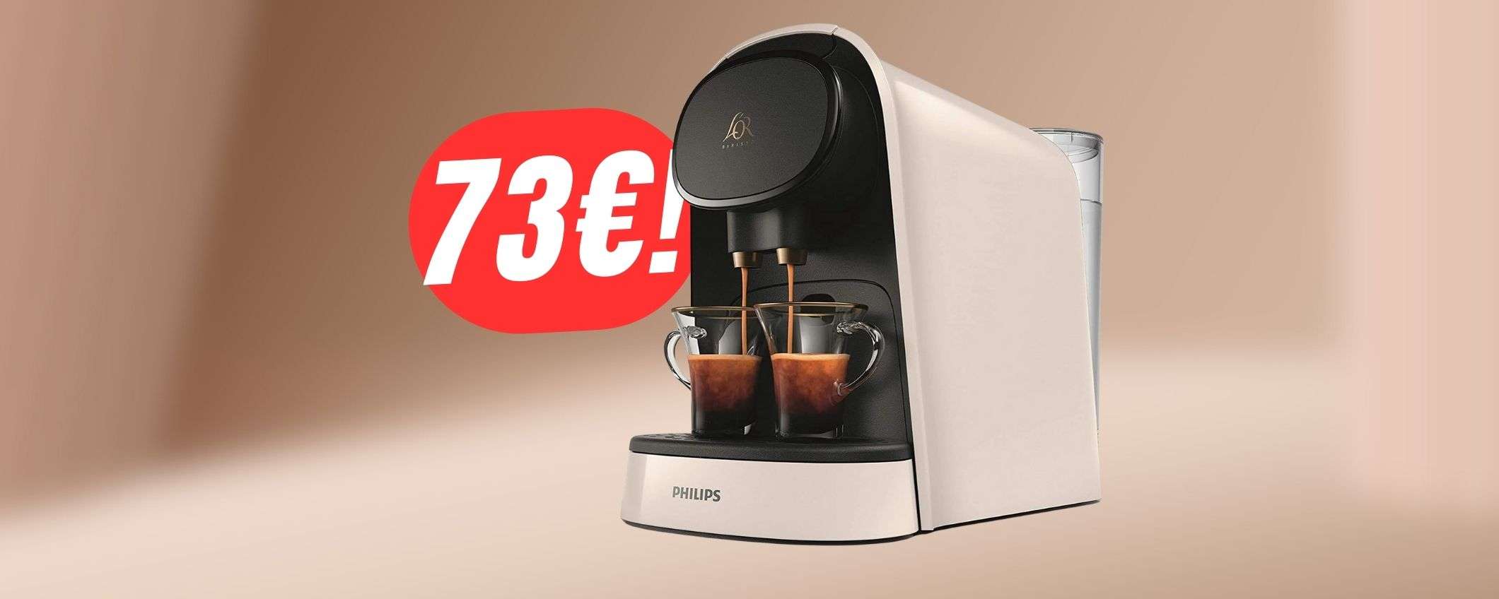 La macchina Philips che fa DUE CAFFÈ alla volta crolla a soli 73€!