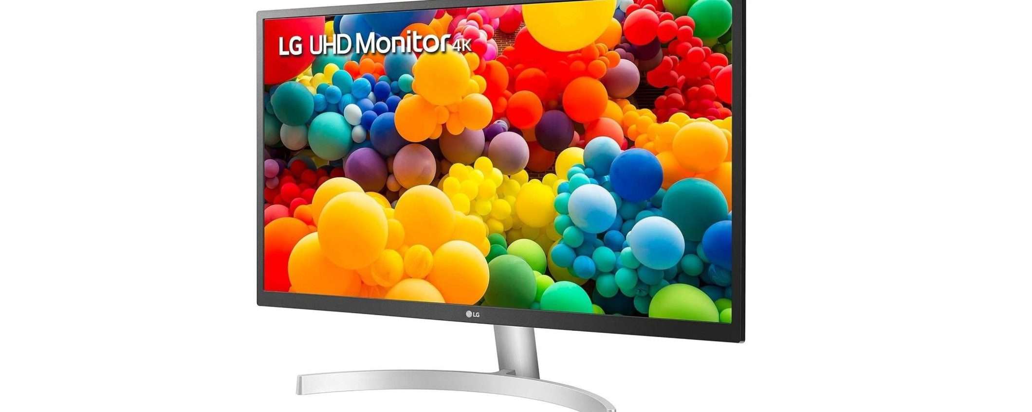 Monitor 4K di LG in offerta a 229€ su Amazon: è un BEST BUY (anche a rate)