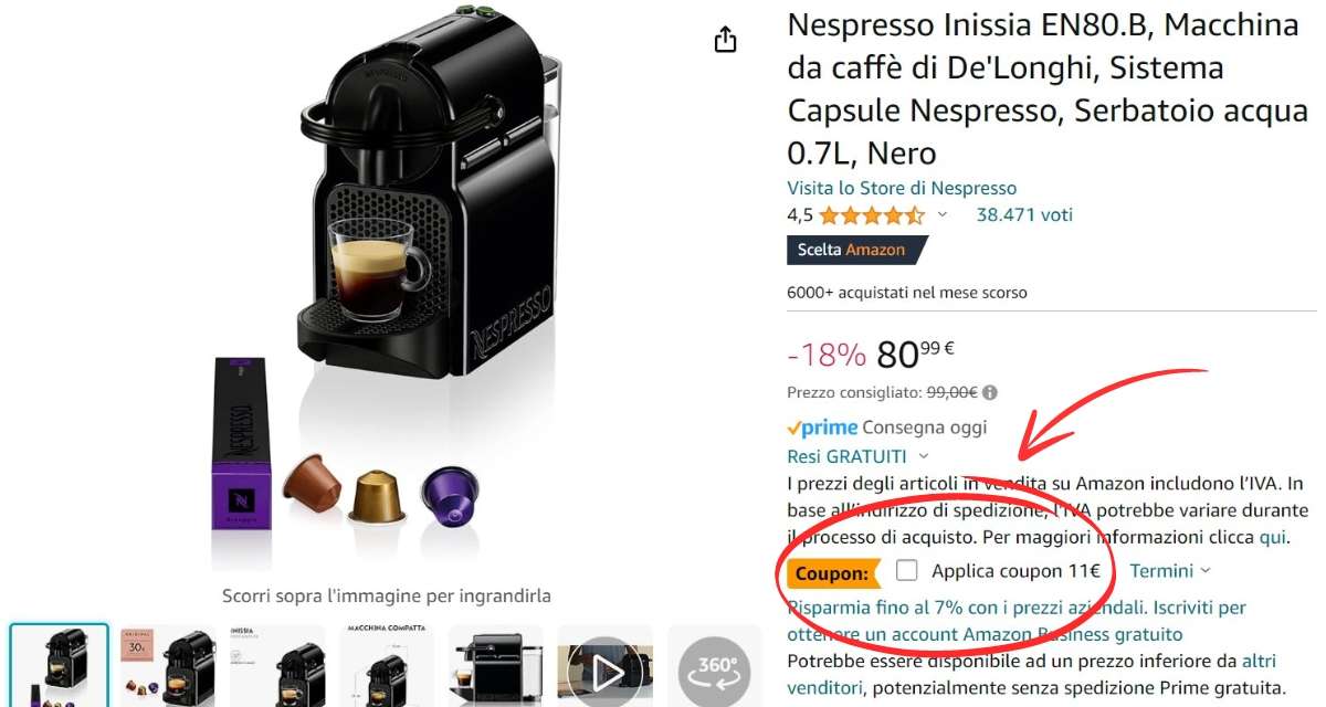 nespresso-inissia-macchina-caffe-capsule-prezzo-sogno-coupon