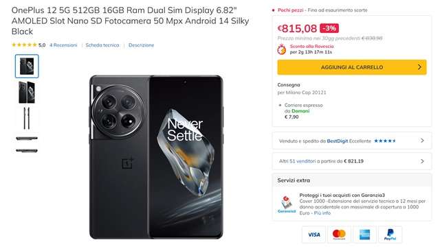 oneplus 12 a 815 euro