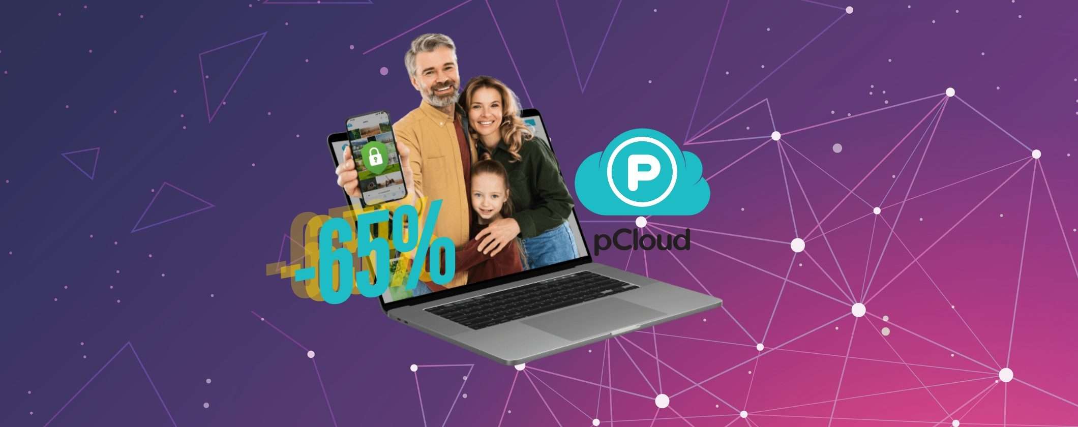 pCloud Family Day: -65% sul Piano Family con Encryption GRATIS