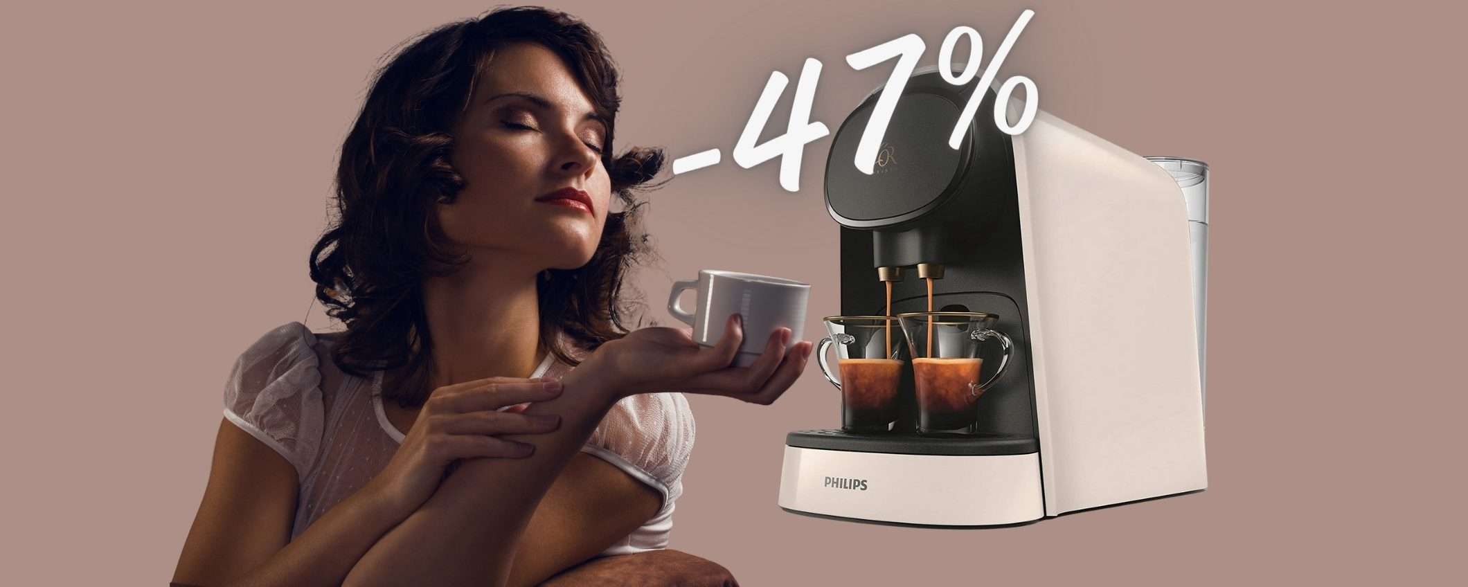 Philips L'OR BARISTA: macchina da caffè con capsule in SCONTO al 47%