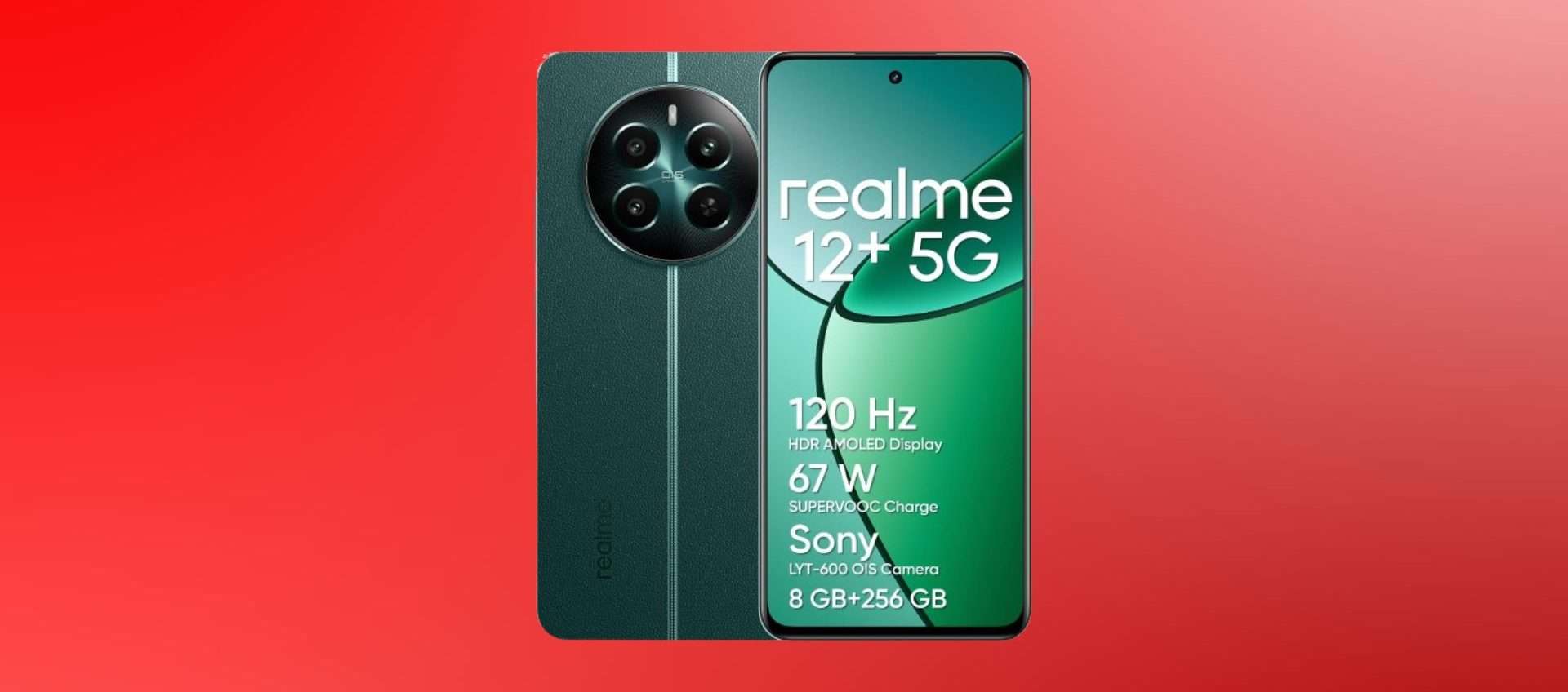 Realme 12+ 5G in offerta ad un super prezzo: oggi lo paghi 292€