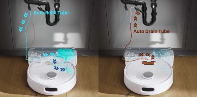 SwitchBot, meccanismo di gestione di acqua sporca e acqua reflua