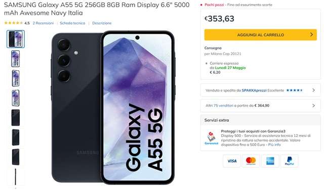 samsung galaxy a55 353 euro eprice