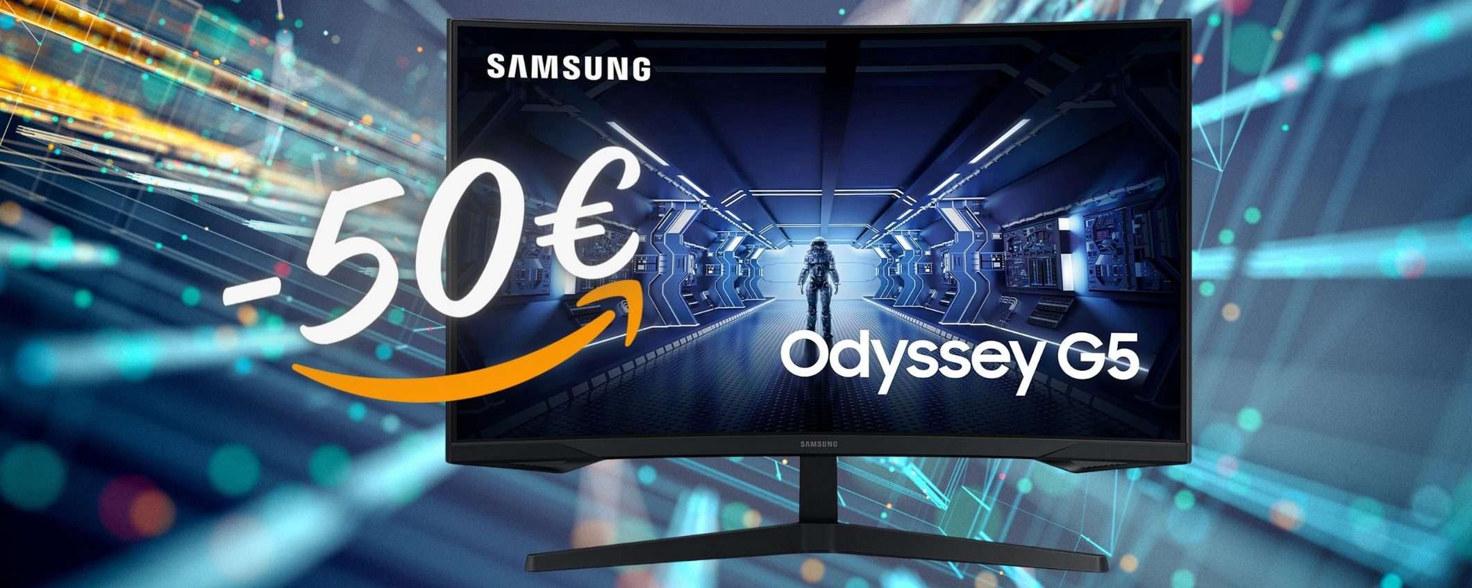 Samsung Odyssey G5: monitor gaming TOP al MINIMO STORICO (-16%)