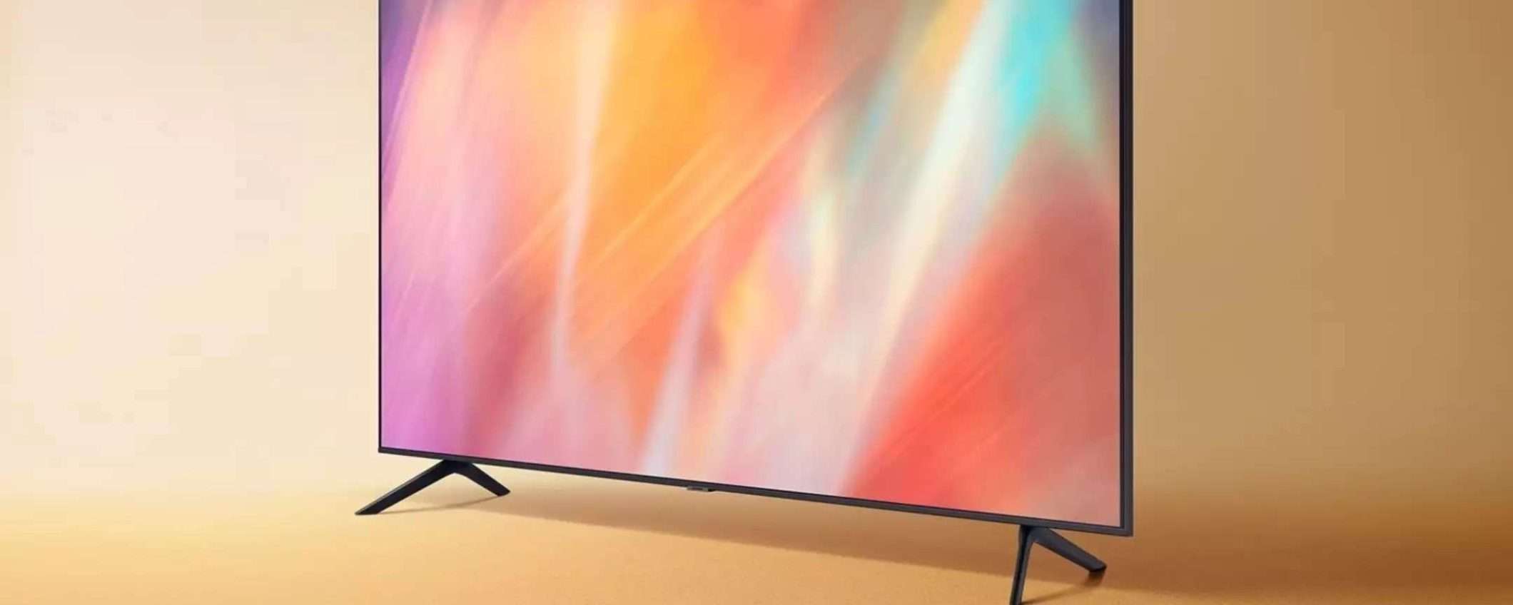 Smart TV Samsung da 50 pollici in offerta a 365€ su Amazon: è un VERO AFFARE