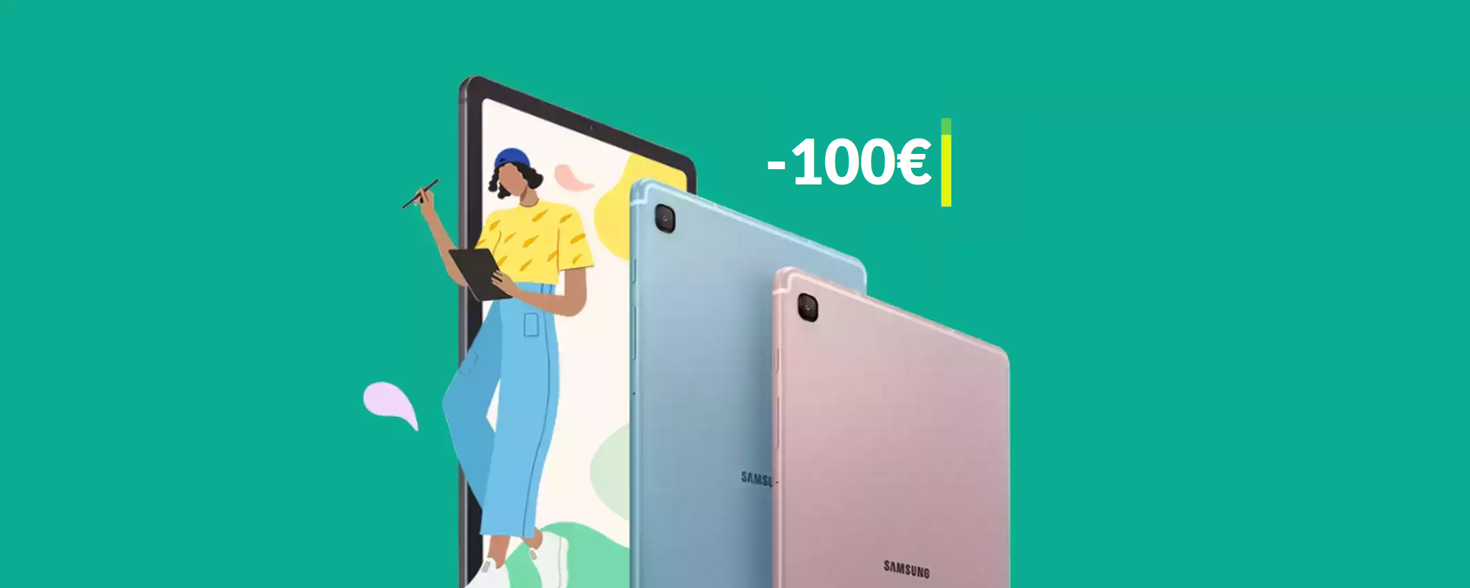 Imperdibile tablet Samsung con S Pen: c'è uno SCONTO di 100€