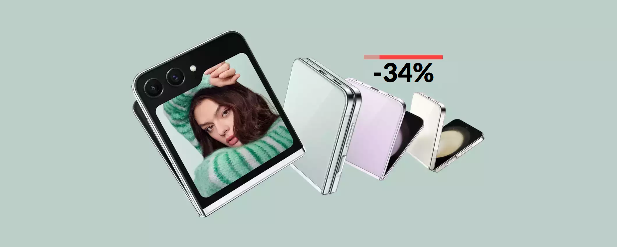 Samsung Galaxy Z Flip5 da 512GB a prezzo scontatissimo (-470€)