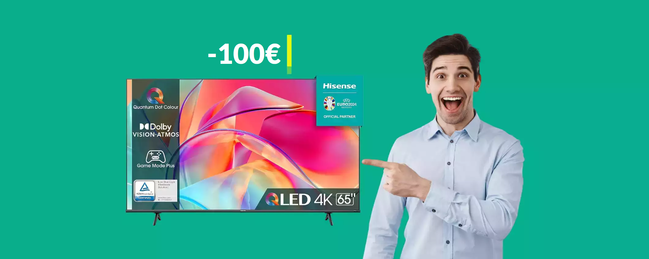 Smart TV 4K 65'' Hisense: lo SCONTO di 100€ sta per scadere