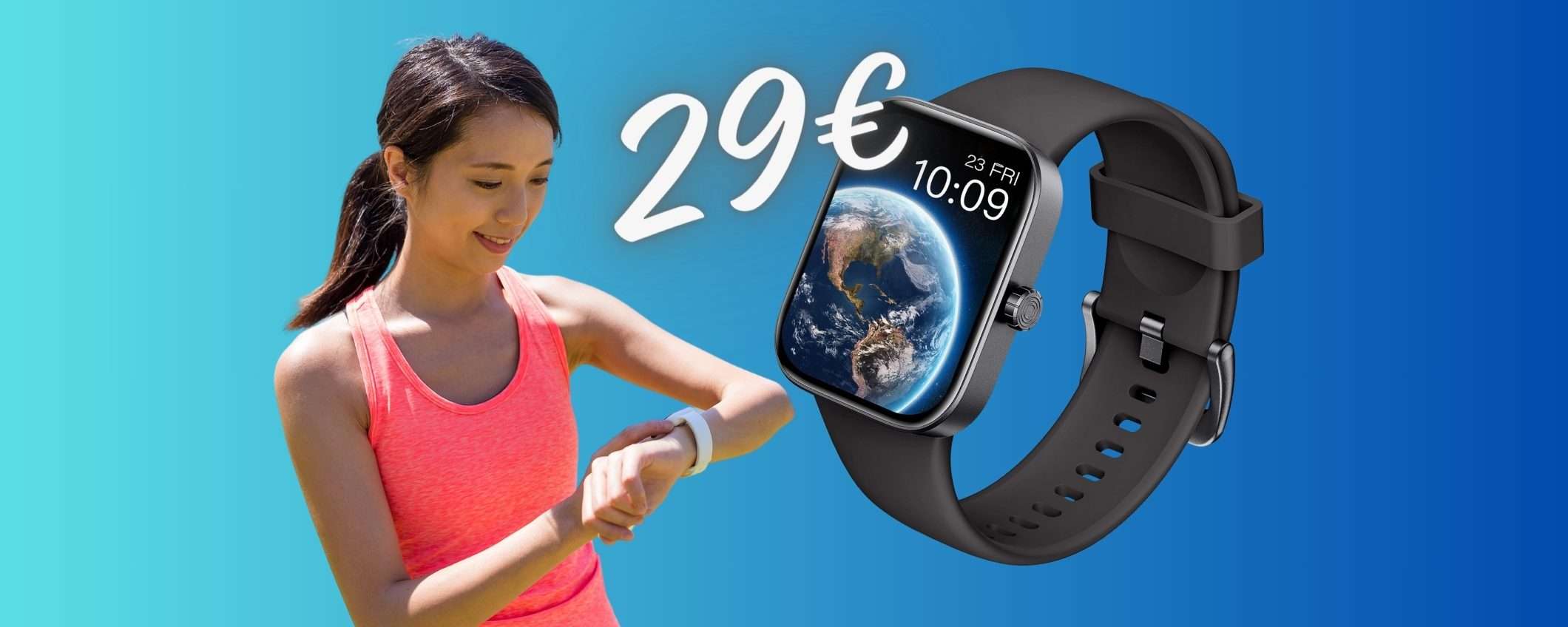 Smartwatch come Apple Watch ma che COSTA molto MENO (29€ su Amazon)