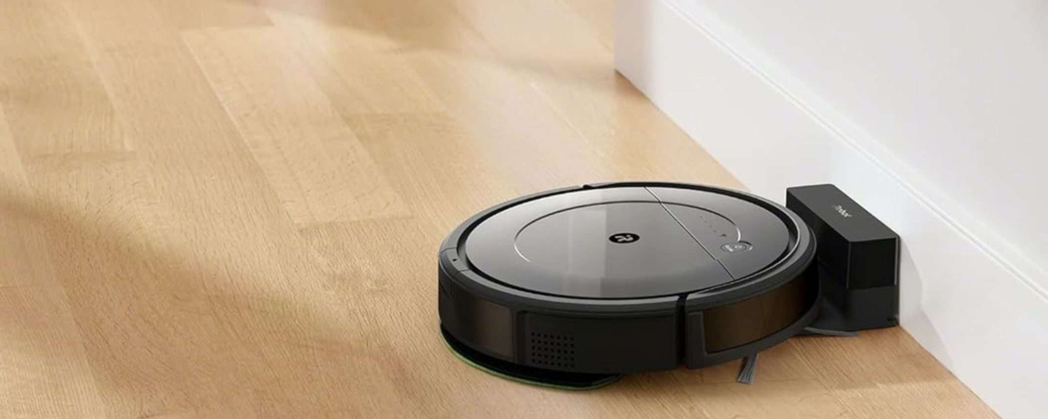 Solo Amazon SVENDE del 30% il robot 2-in-1 iRobot Roomba Combo (229€)