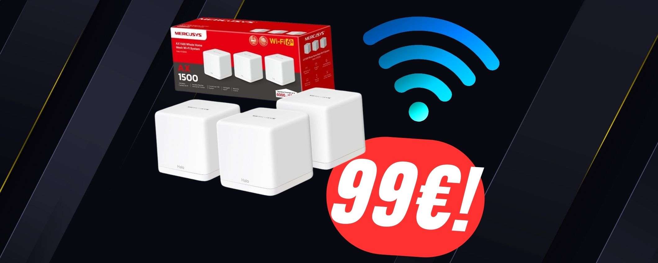 Con questi 3 WiFi EXTENDER a 99€ la connessione raggiungerà ogni angolo di casa!