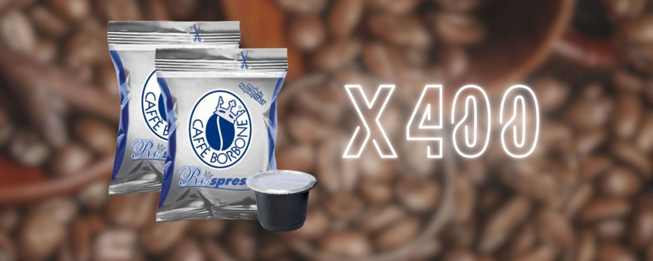 Caffè Borbone Miscela Blu: 400 capsule per Nespresso a prezzo WOW con CODICE SCONTO eBay