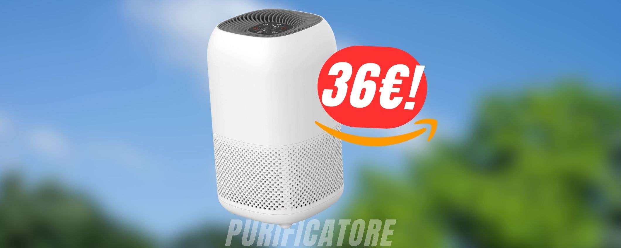 Dimentica l'allergia con soli 36€: il PURIFICATORE Amazon Basics è super-scontato!