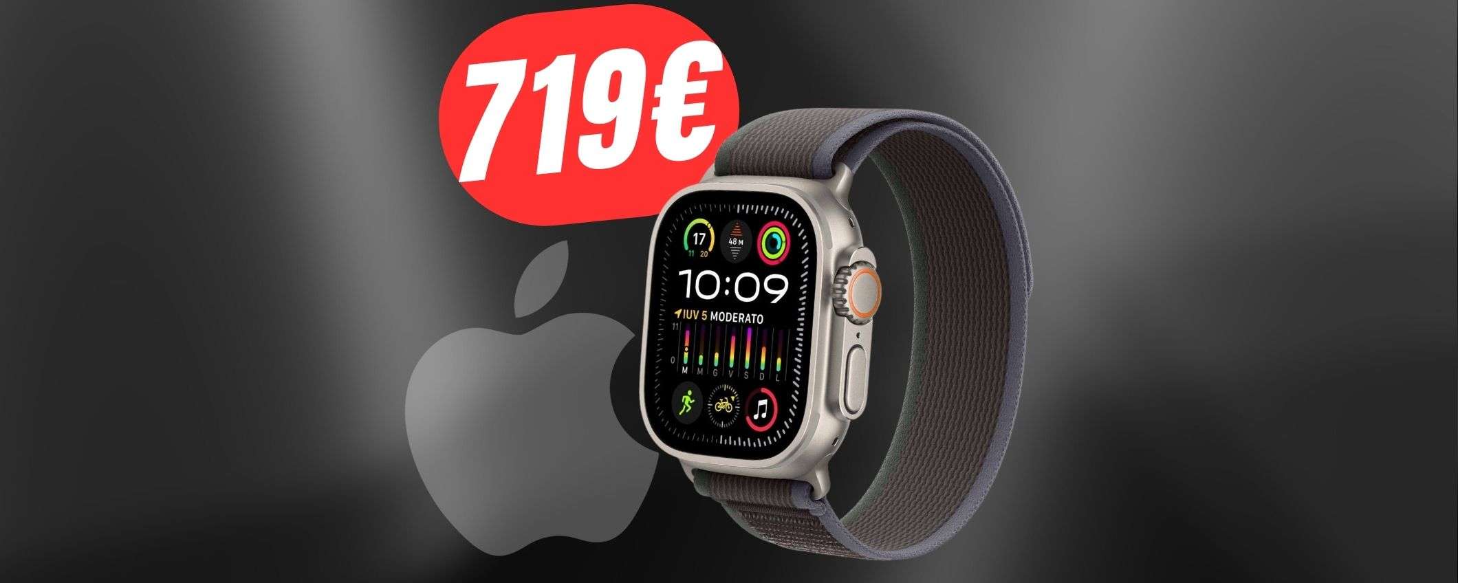 Apple Watch Ultra 2 è il re degli smartwatch (e costa 719€ grazie al COUPON)