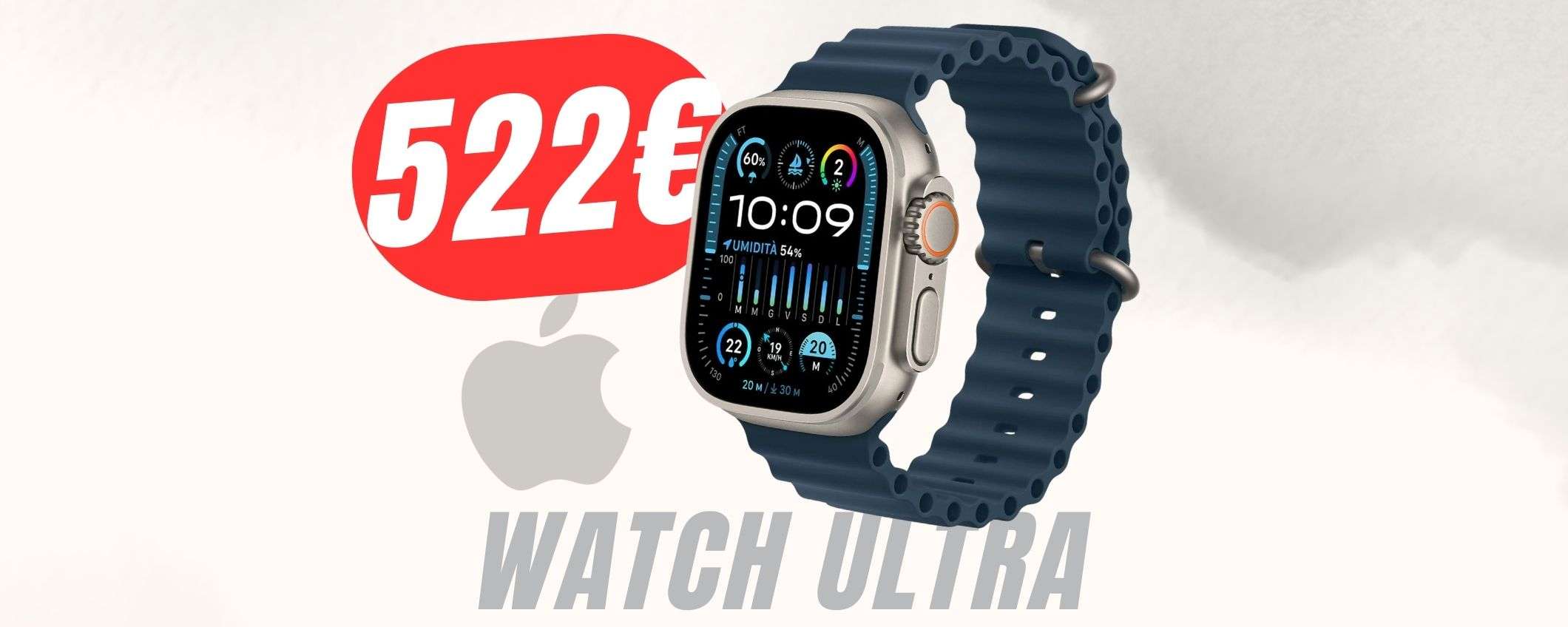 Apple Watch Ultra a 522€ grazie al COUPON eBay: fai presto!