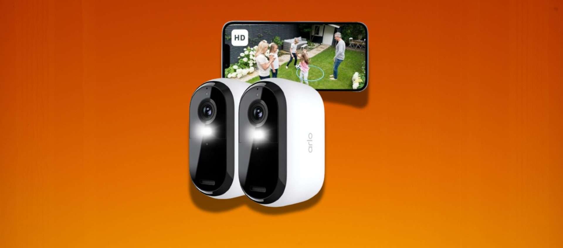 Arlo Essential 2: bundle con due telecamere di sicurezza ad un prezzo top