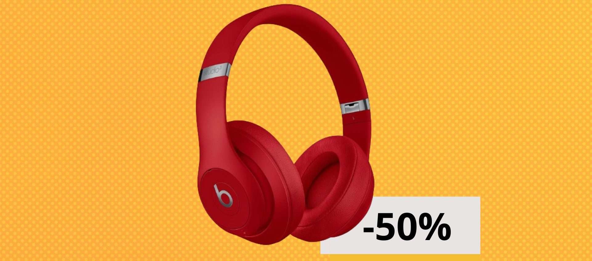 Beats Studio 3 Wireless, offerta flash clamorosa: il prezzo crolla del 50%