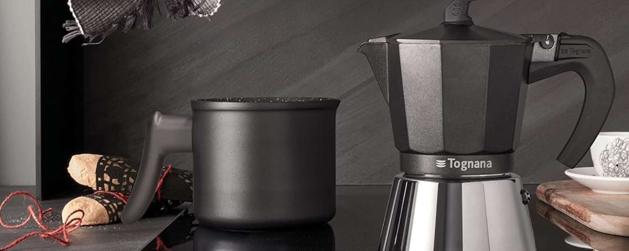 Caffettiera Moka Tognana per induzione: offerta LAMPO a 19,99 euro (-46%)