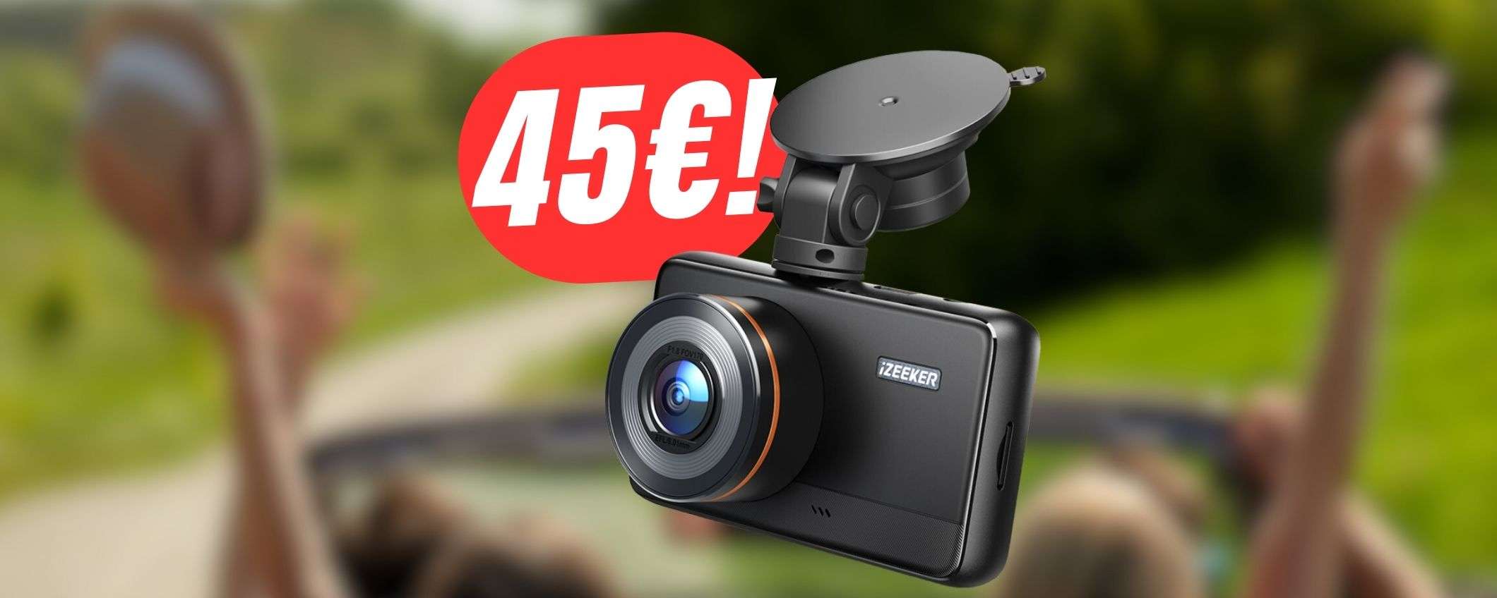 Doppio coupon per la DASH CAM 4K (crolla a 45€!)