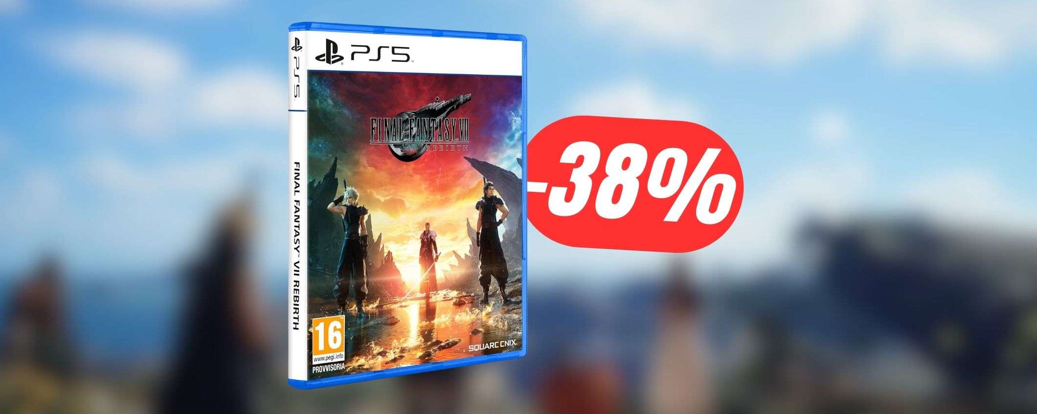 Sconto del -38% per il nuovissimo Final Fantasy VII Rebirth (PS5)!