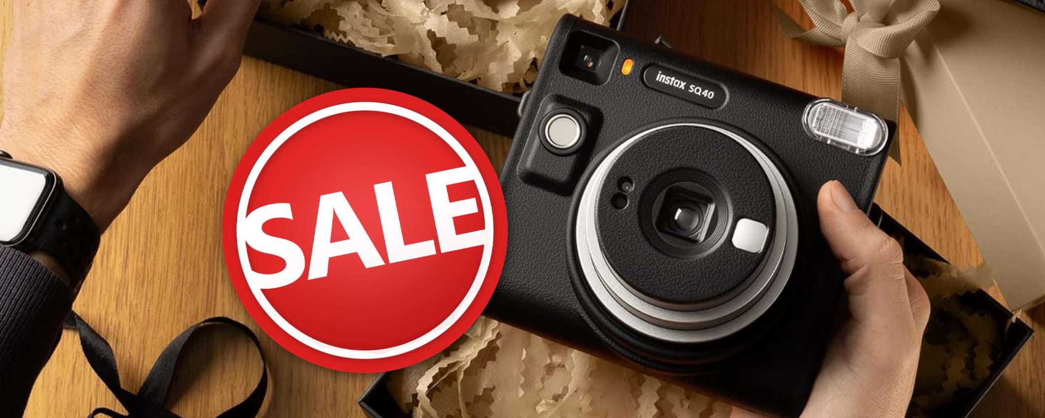 Fujifilm instax SQUARE SQ40 in MEGA sconto del 16%, anche a rate!