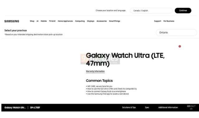 Galaxy Watch Ultra official