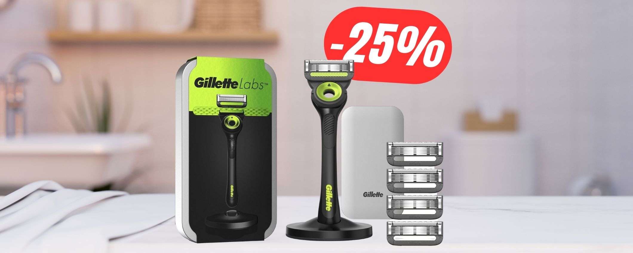 Dì addio alle irritazioni con Gillette LABS (al -25% in MENO)