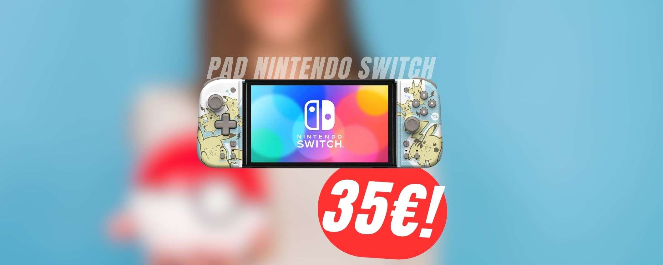 Migliora il comfort della tua Nintendo Switch con i pad ufficiali Pokémon (-40%)!