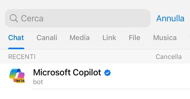 Telegram: ora è possibile chattare con Microsoft Copilot