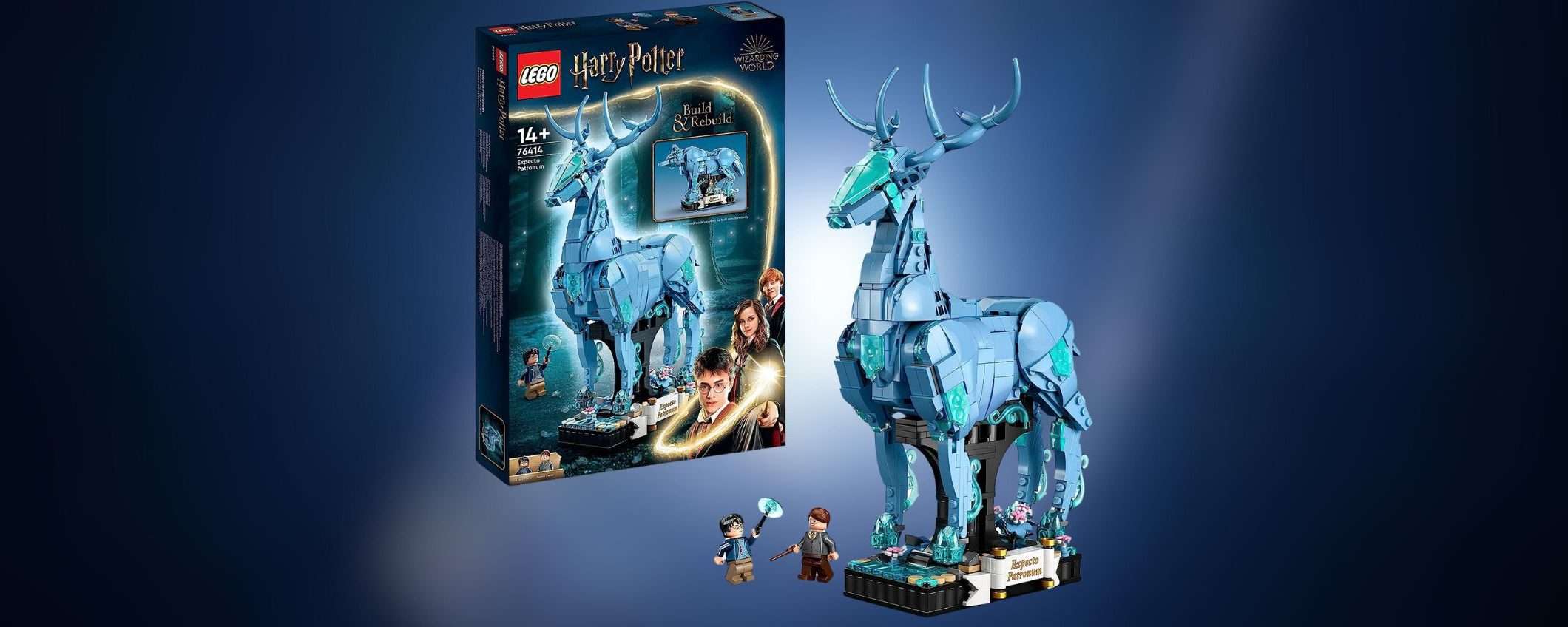 Il bellissimo set LEGO Harry Potter Expecto Patronum 2-in-1 in sconto su Amazon (-17%)