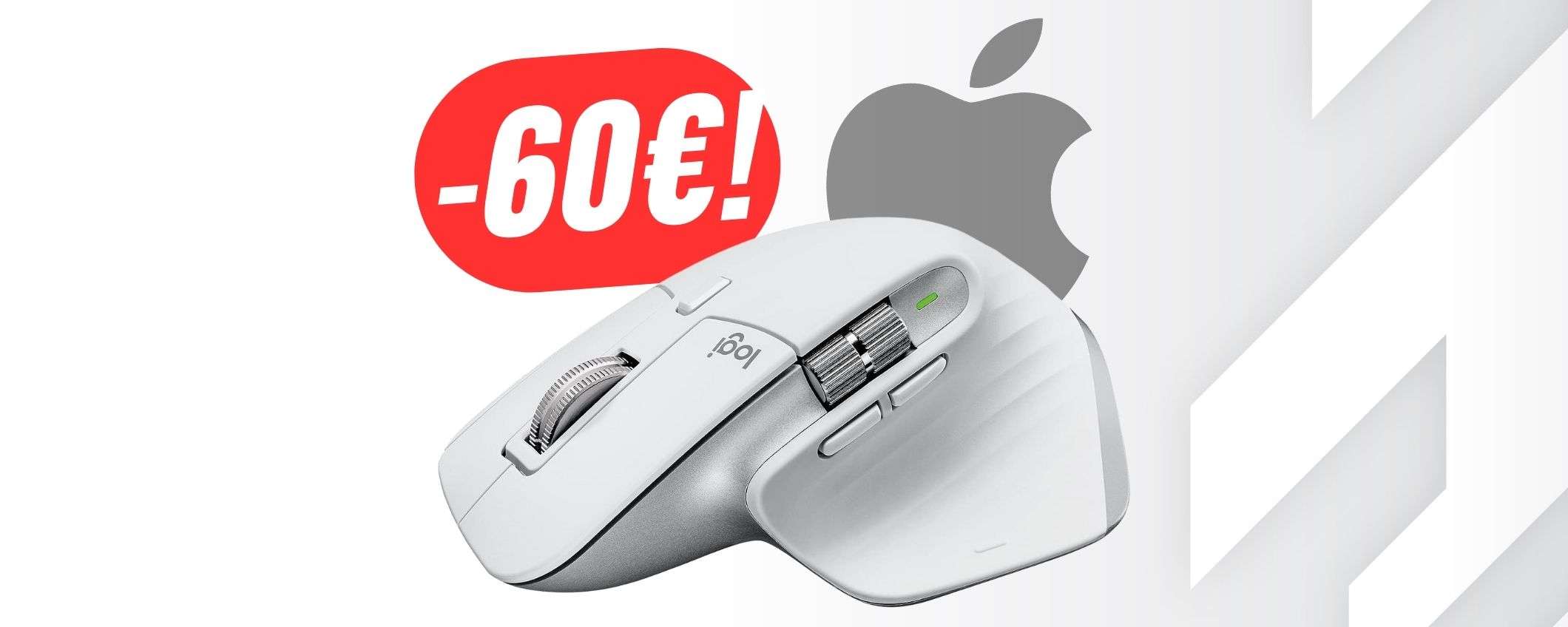 Il miglior mouse per Mac è lui (e lo paghi -60€ in meno con lo SCONTO Amazon)