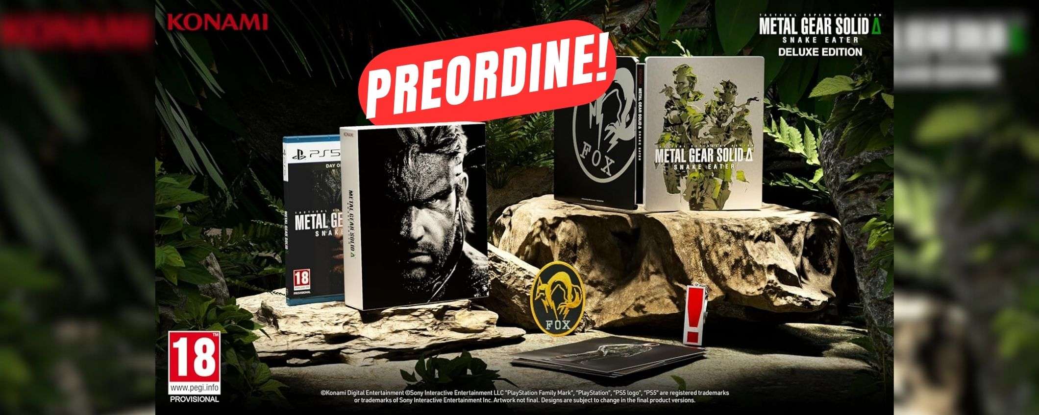 Ecco dove PREORDINARE la Deluxe Edition di Metal Gear Solid Delta!