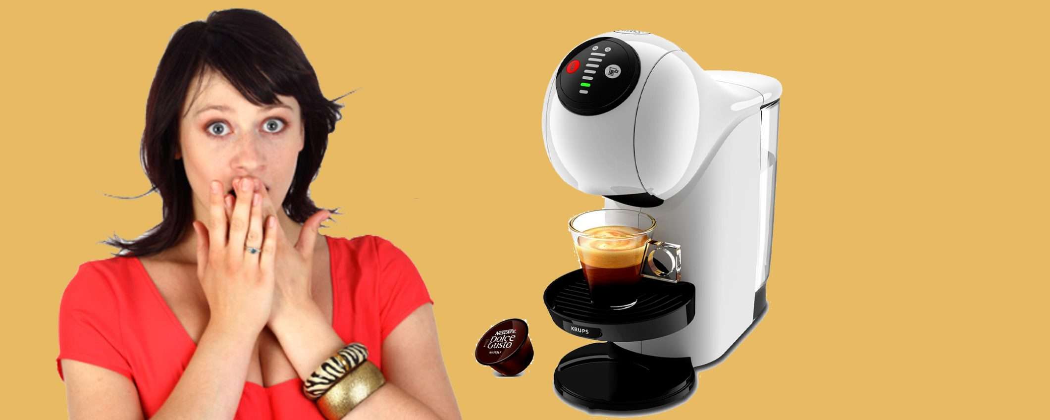 Nescafé Dolce Gusto Krups Genio S: offerta a tempo TOP, tua a 69,99€