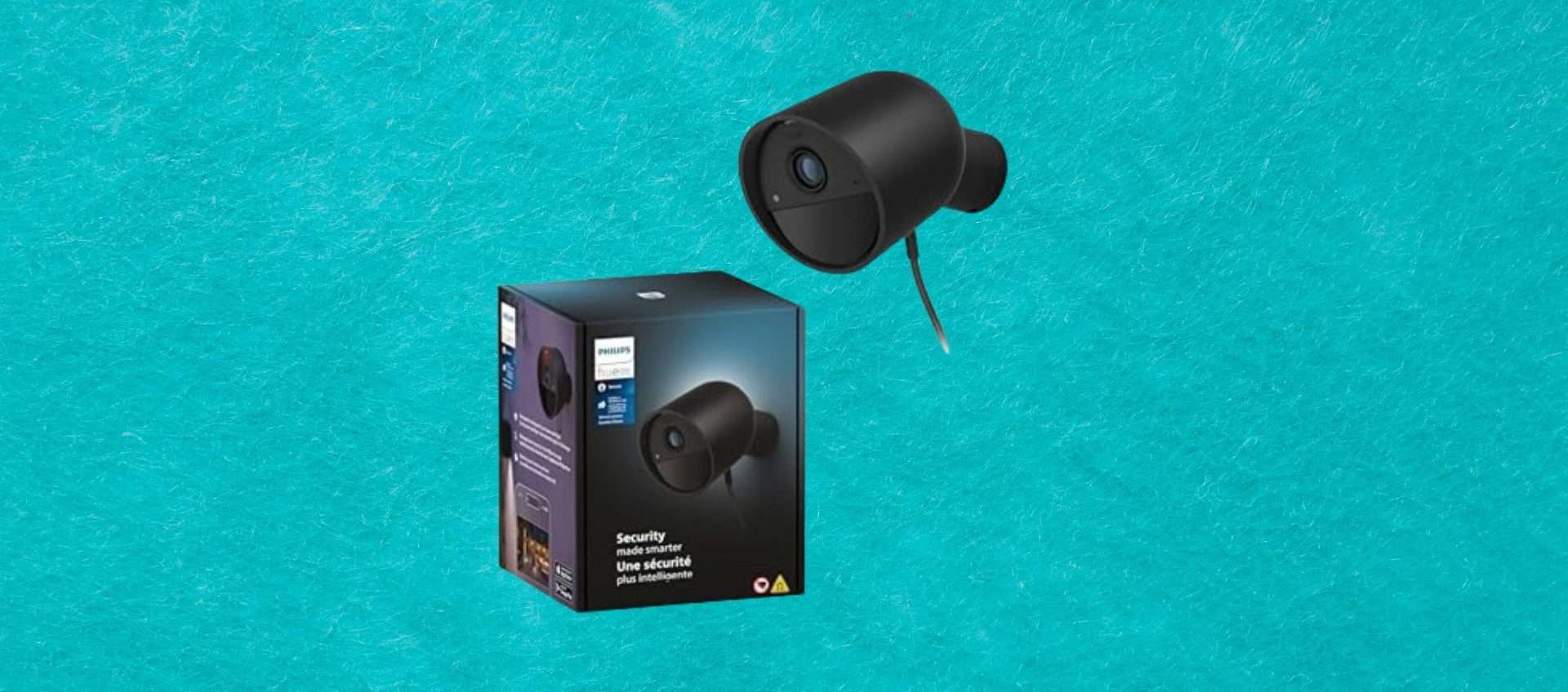 La domotica secondo Philips: telecamera di sicurezza Hue Secure in offerta ad un ottimo prezzo