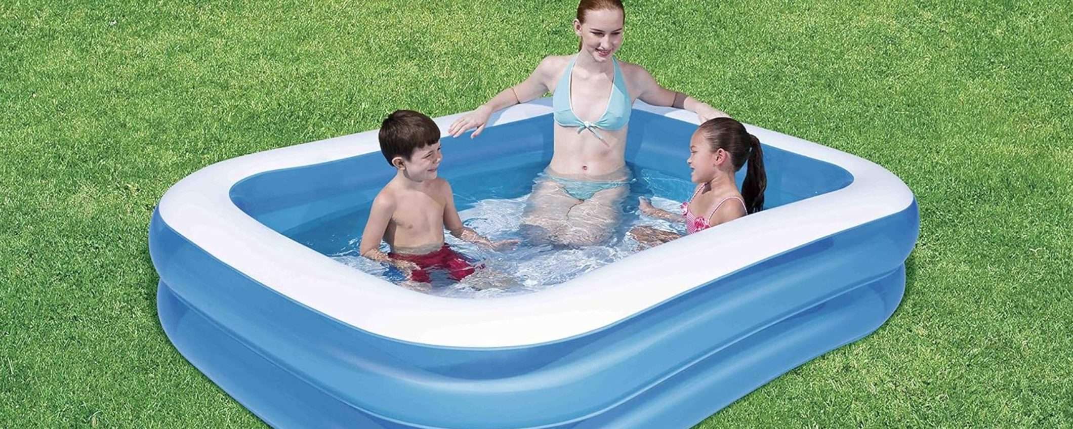 Piscina gonfiabile Bestway a 22,90 euro: OFFERTA PAZZESCA di Amazon (-36%)