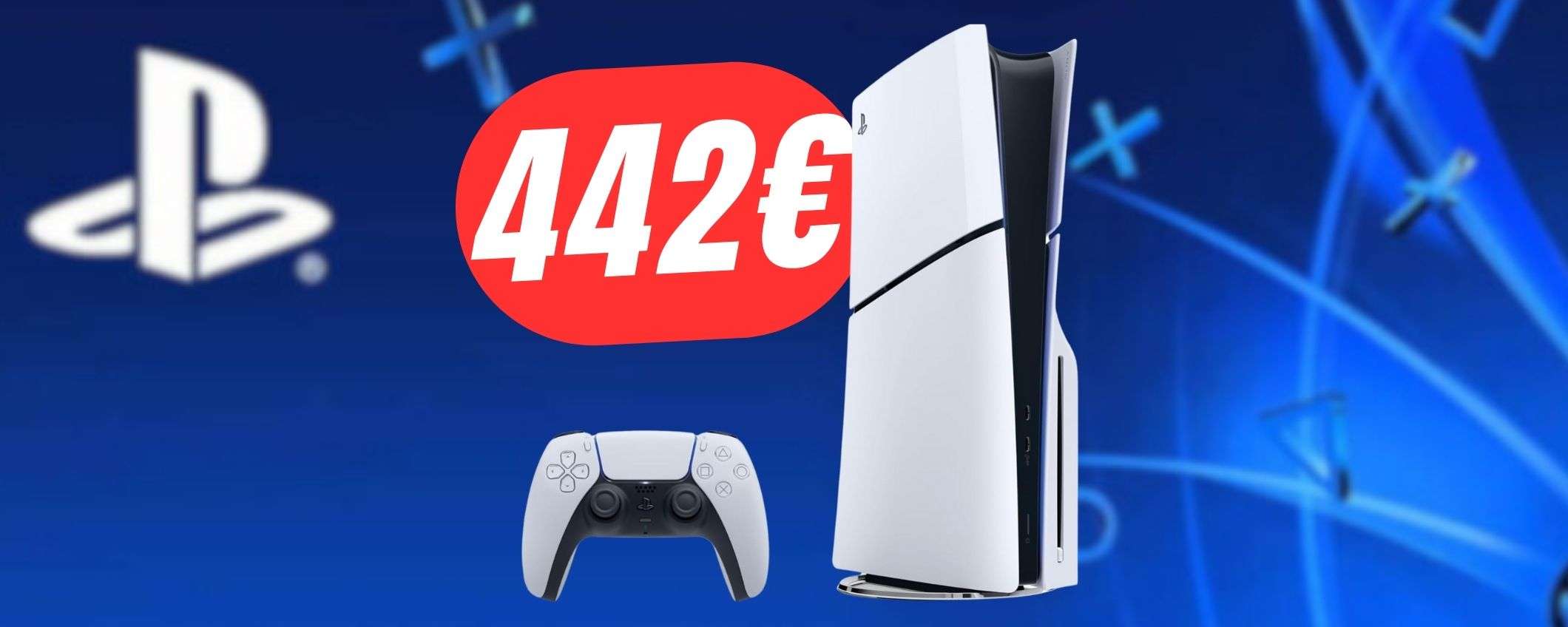 PS5 Slim sfiora il MINIMO STORICO su Amazon (442€!)