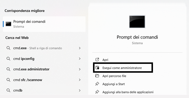 Aprire lo strumento di riparazione all'avvio in Windows con il prompt dei comandi