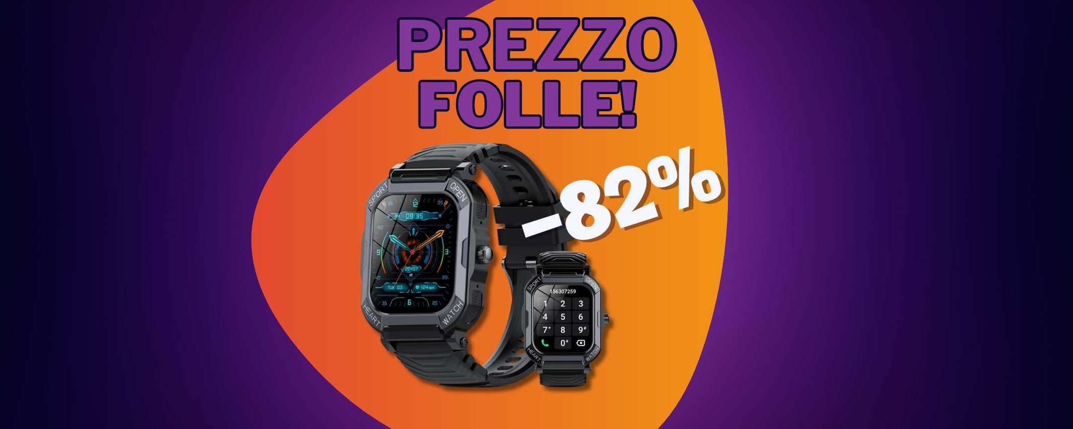 Sconto dell'82% su questo smartwatch!