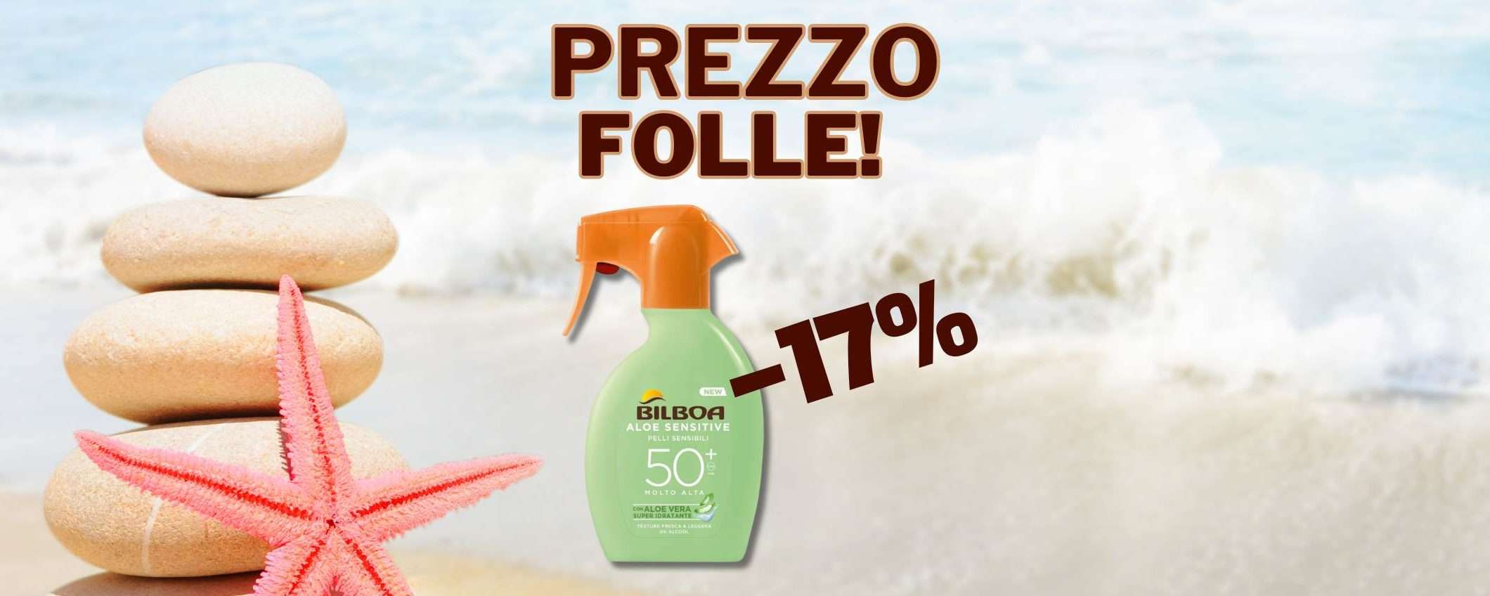 Addio scottature con la protezione solare Bilboa (-17%)