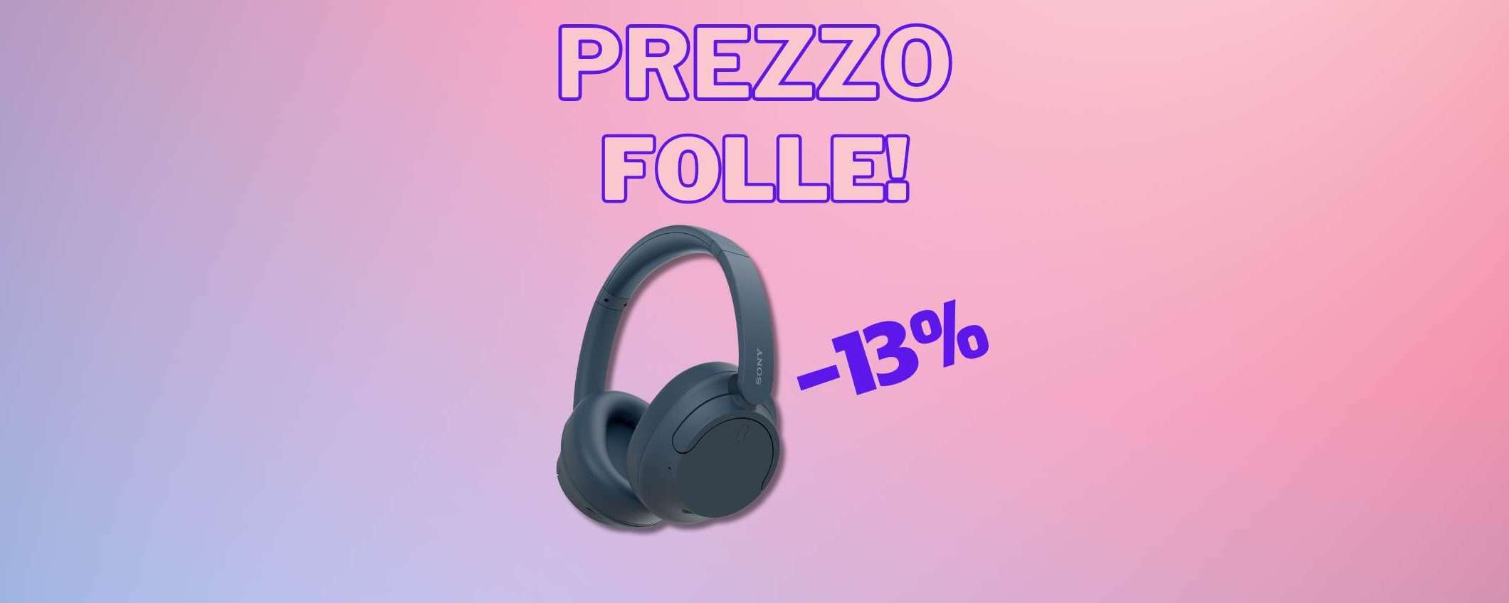 Cuffie top? Scegli le Sony WH-CH720N (-13%)