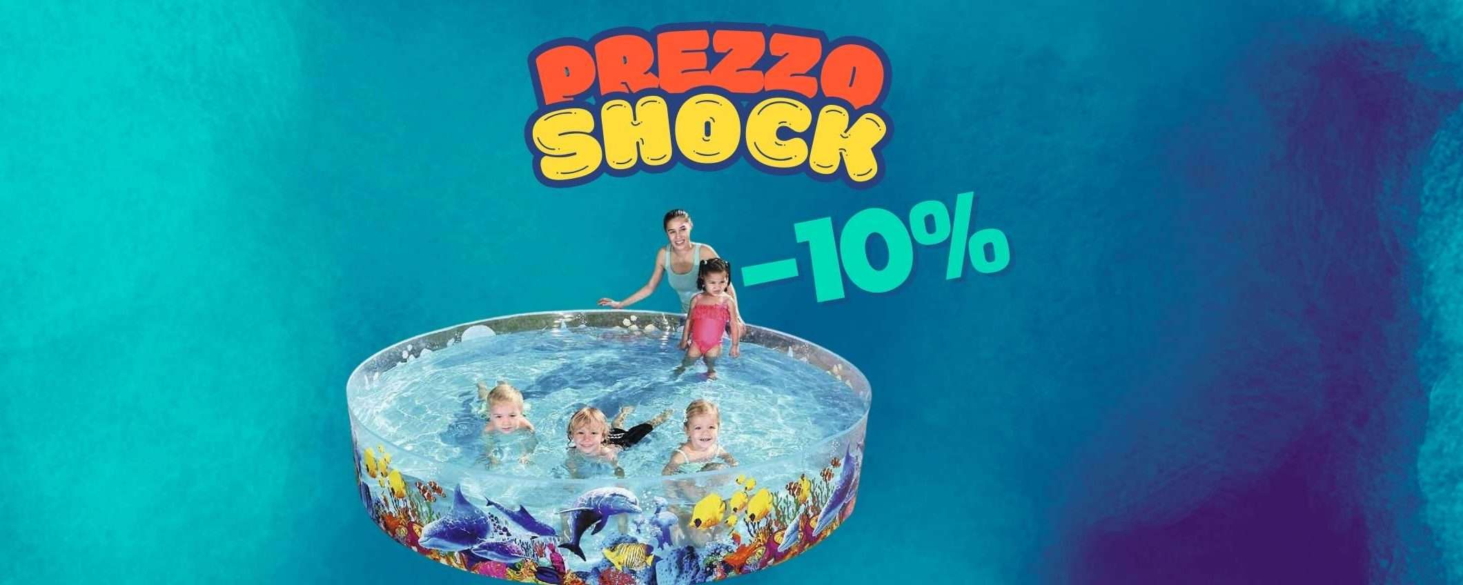 Fai felici i tuoi bambini con questa piscina rigida (-10%)