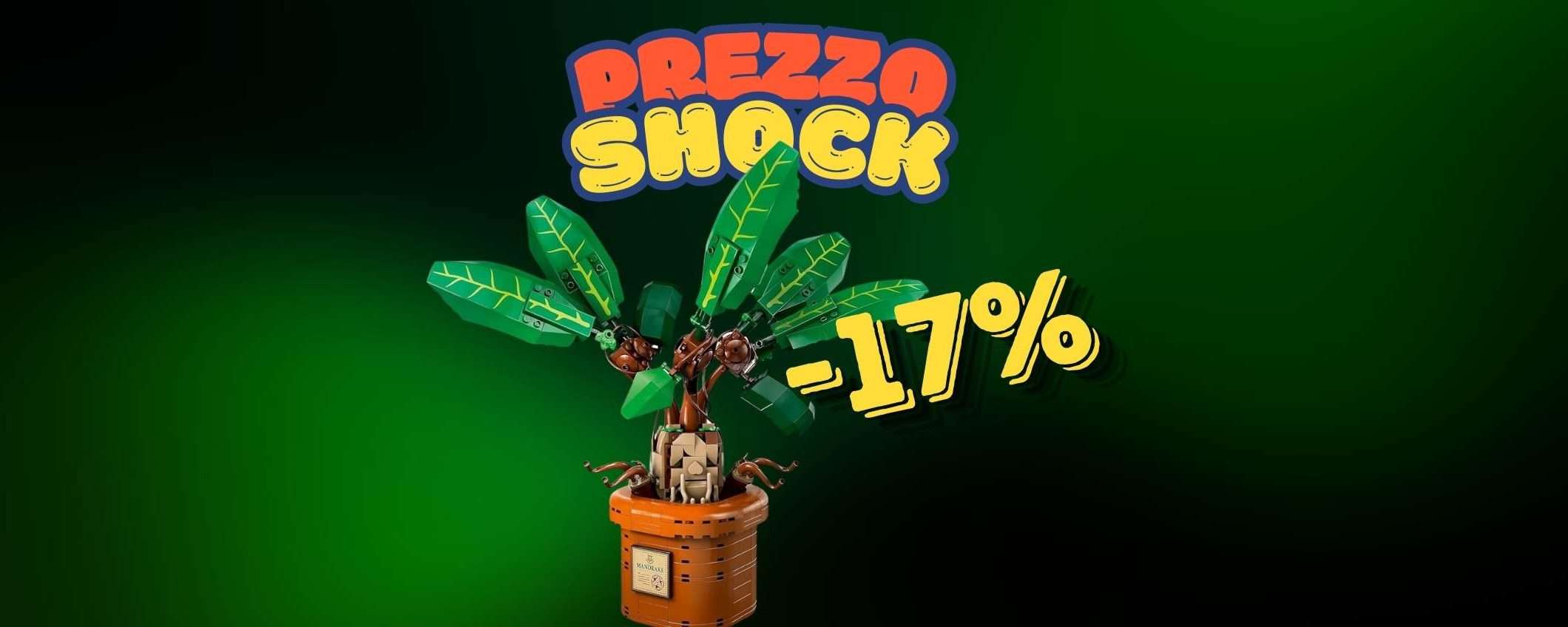 Set Lego Harry Potter Mandragola  un prezzo SHOCK (-17%)