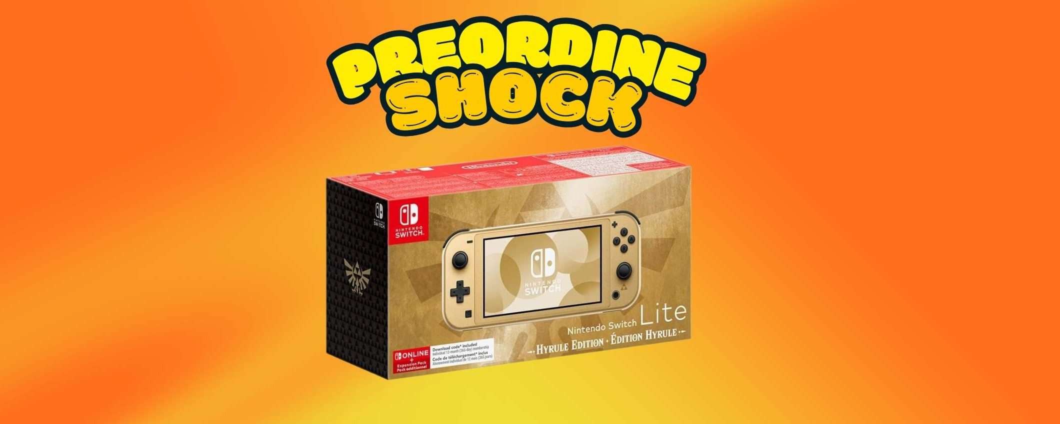 Preordina Nintendo Switch Lite Hyrule Edition al prezzo più basso!