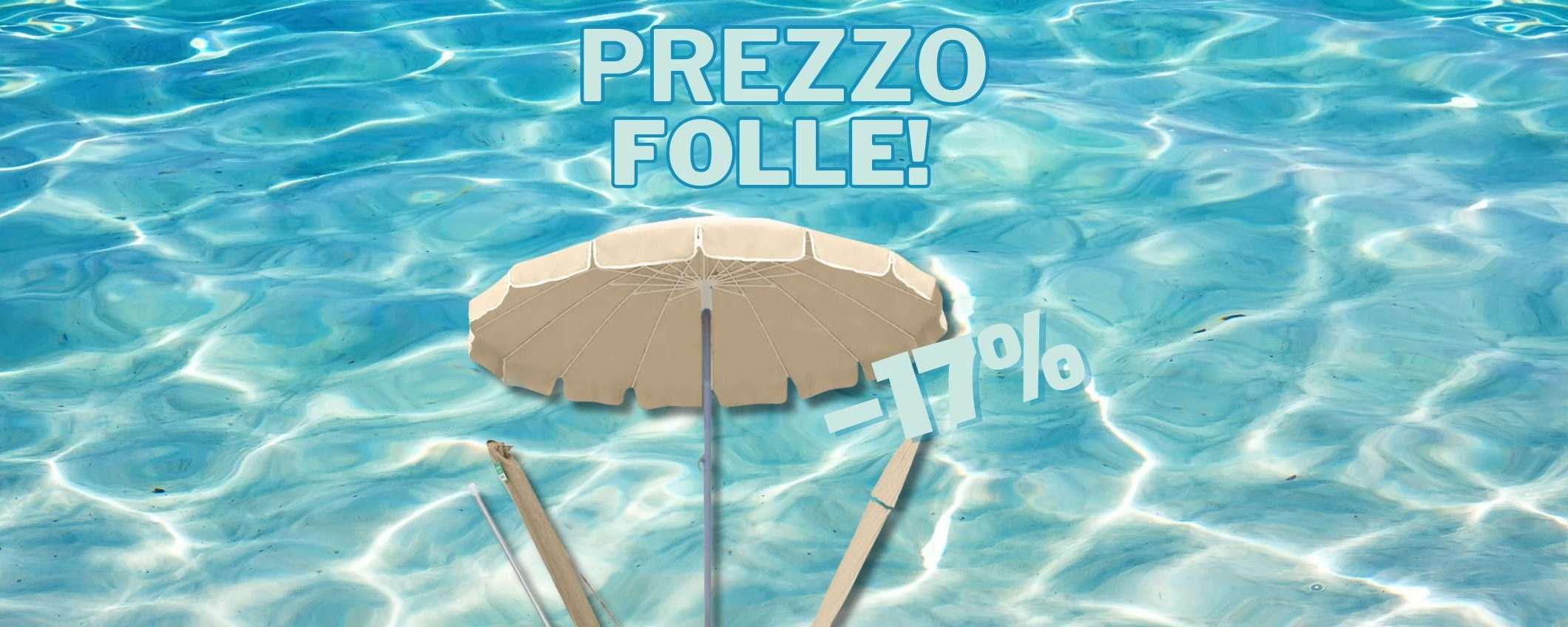 Ombrellone da mare perfetto per la famiglia (-17%)