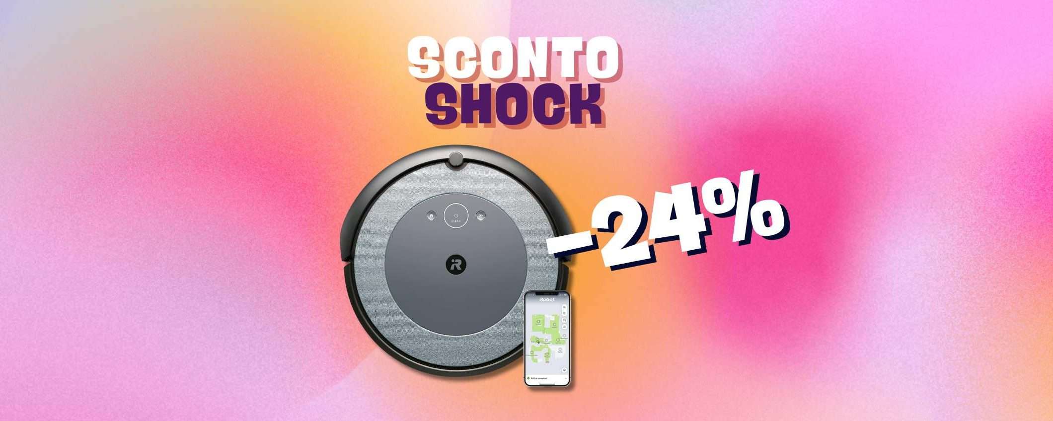 iRobot Roomba I3152: sconto del 24% per pochissimo!
