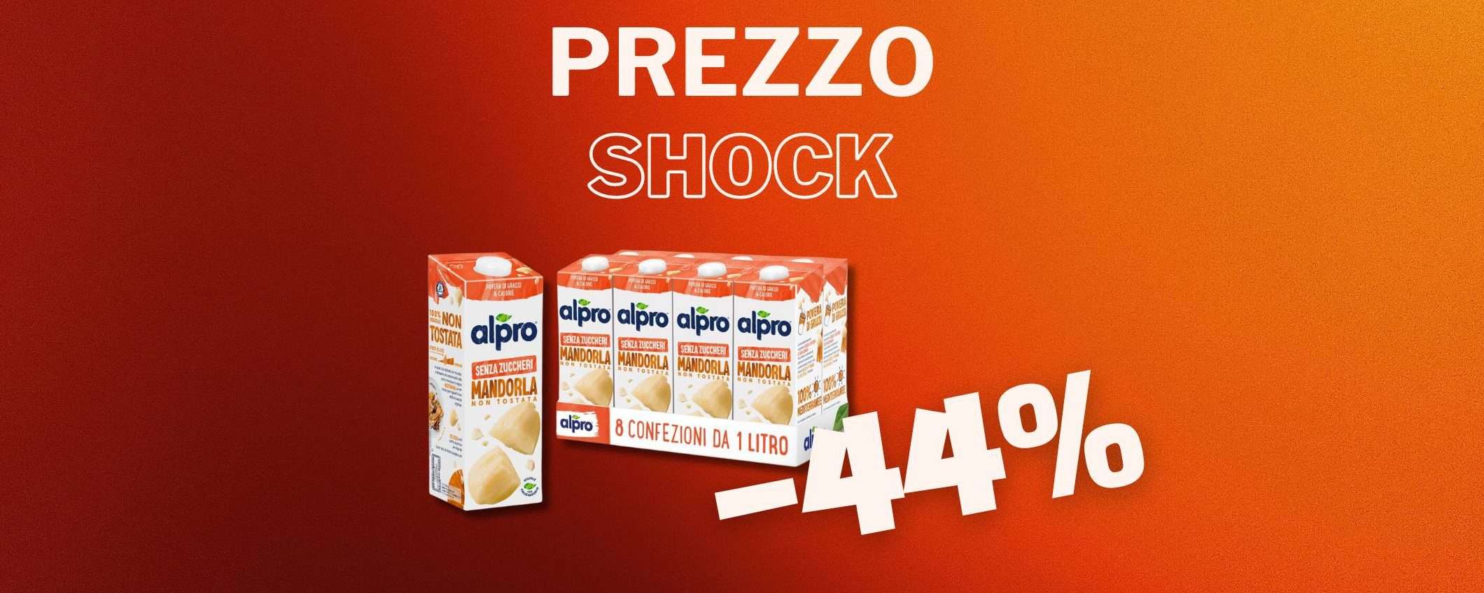 Ben 8 confezioni di Alpro alla mandorla a un prezzo TOP (-44%)