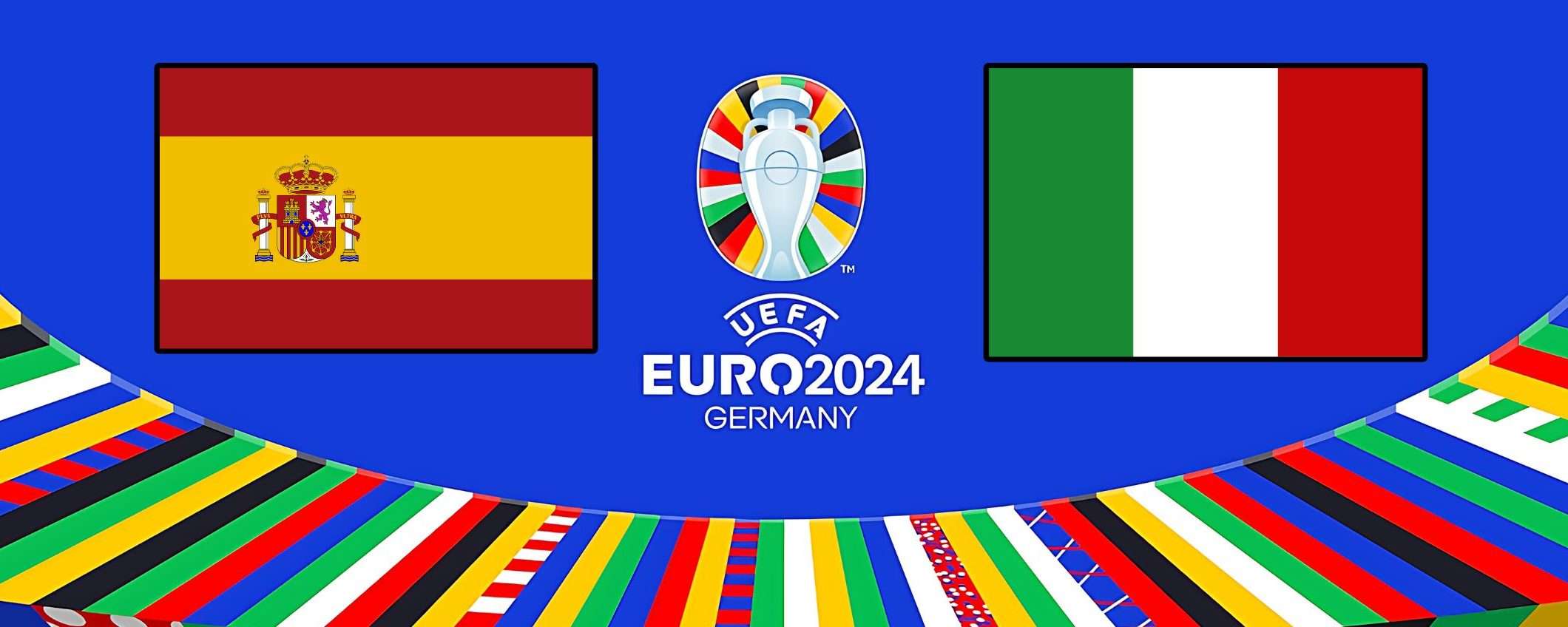 Come vedere Spagna-Italia in diretta streaming dall'estero in italiano